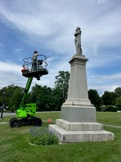 sculpture cleaning and protective coating 5
